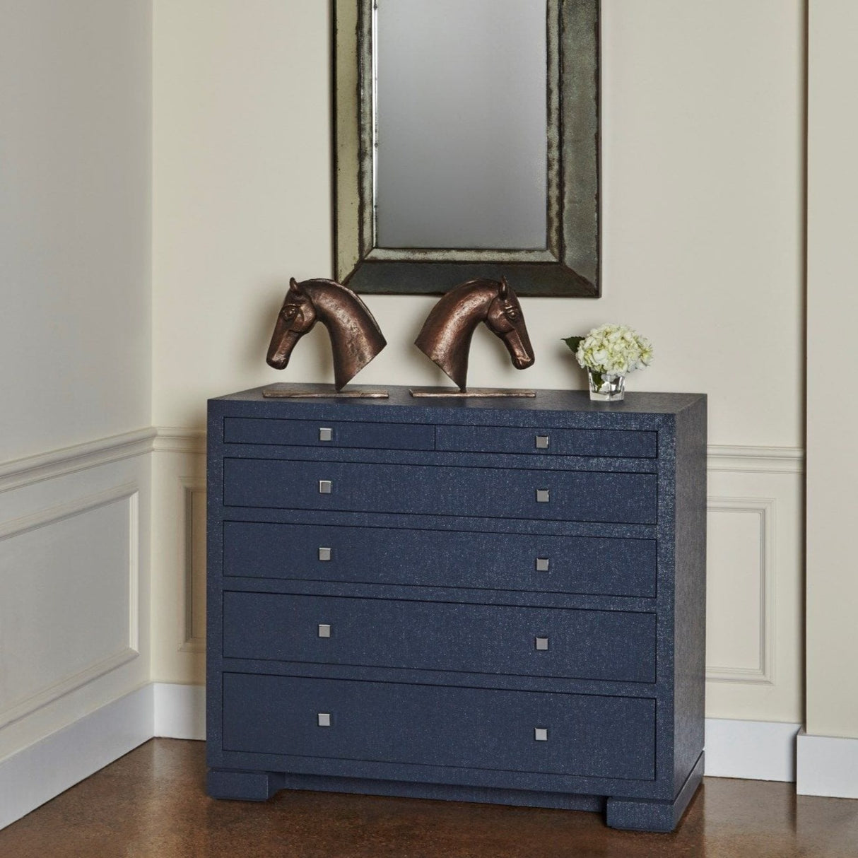 Villa & House Frances 6 Drawer Dresser - Navy Furniture villa-house-FRA-225-58