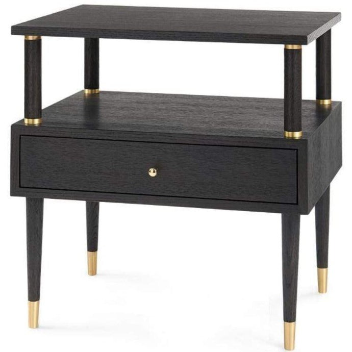 Villa & House Gabriel 1-Drawer Side Table - Espresso Furniture
