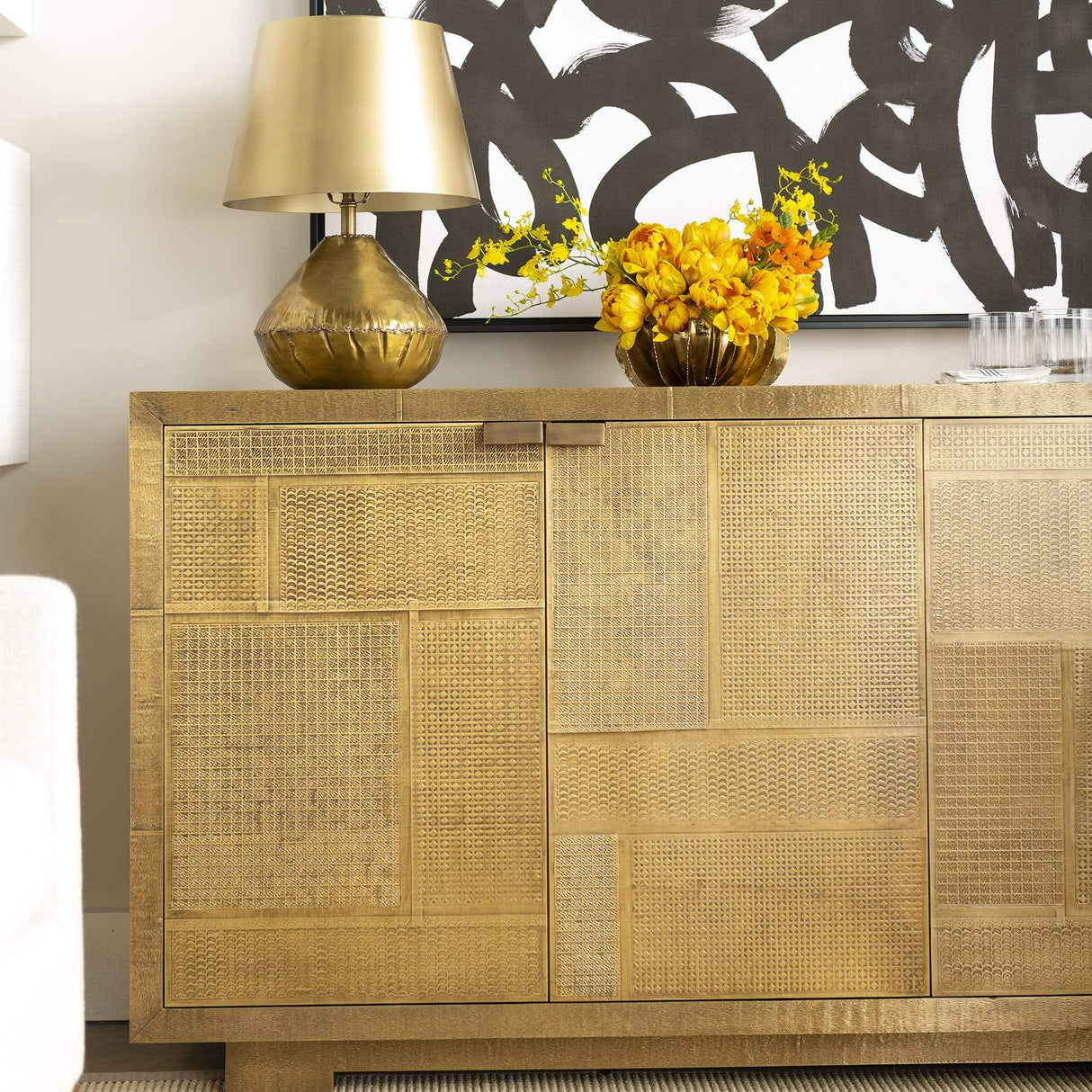 Villa & House Mark 4-Door Cabinet Furniture villa-house-MRK-450-803