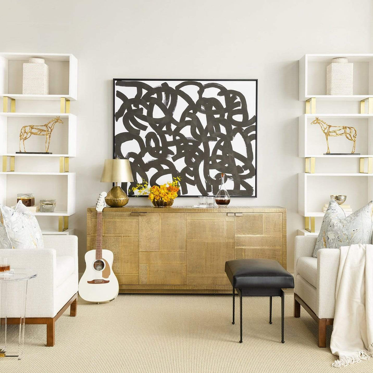 Villa & House Mark 4-Door Cabinet Furniture villa-house-MRK-450-803