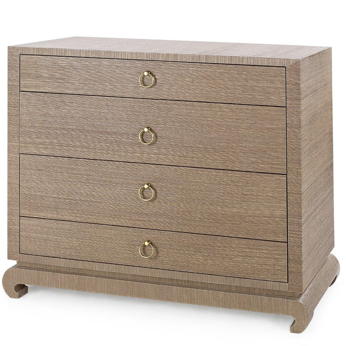 Villa & House Ming Large 4 Drawer Dresser Furniture