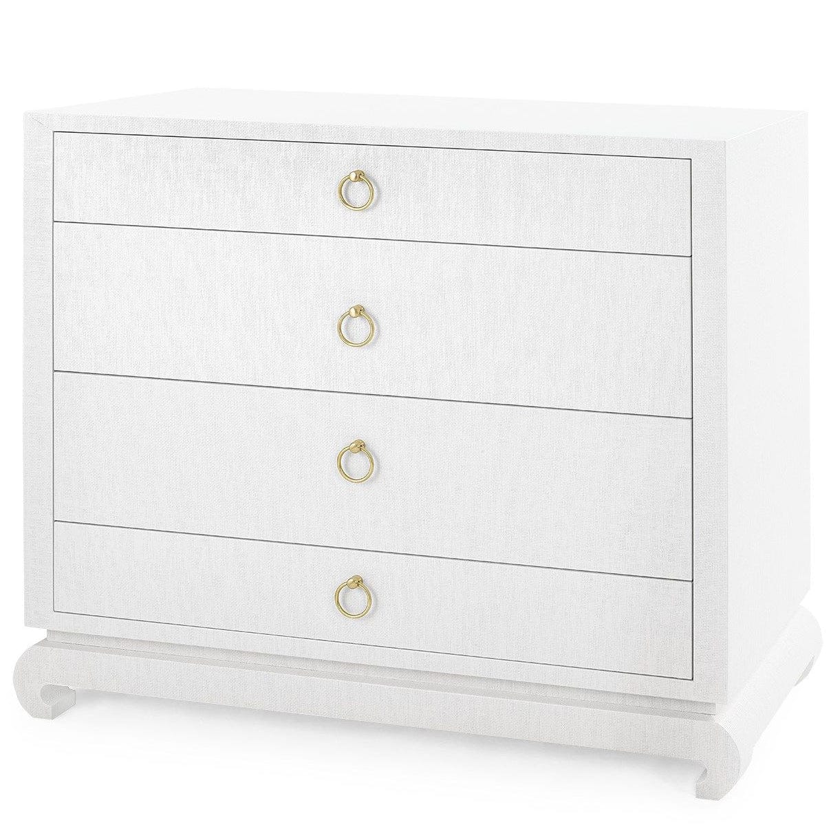 Villa & House Ming Large 4 Drawer Dresser Furniture