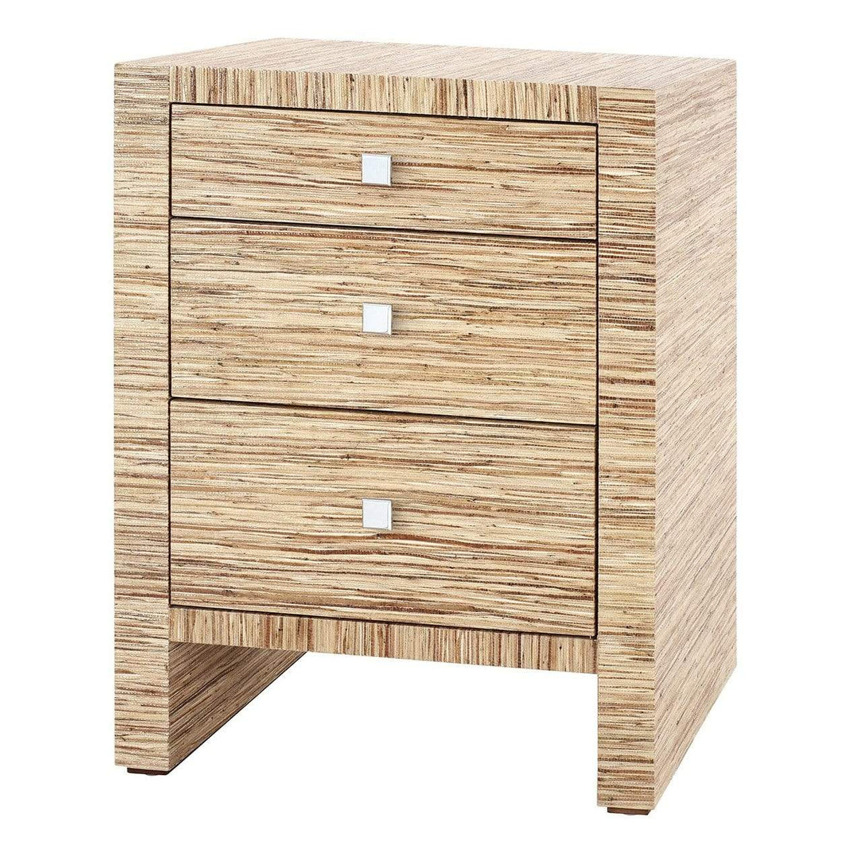 Villa & House Morgan Papyrus 3-Drawer Side Table - Natural Furniture villa-house-MOR-130-614