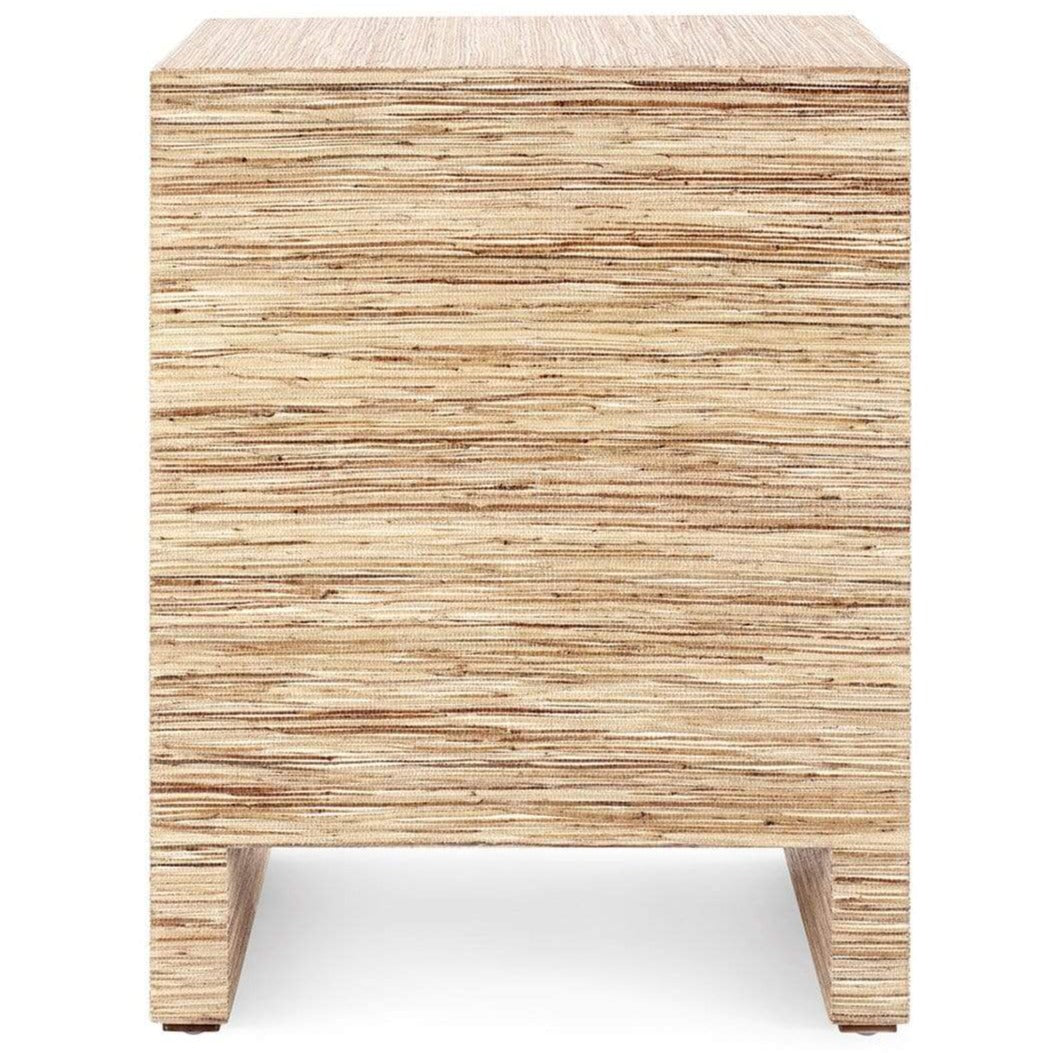 Villa & House Morgan Papyrus 3-Drawer Side Table - Natural Furniture villa-house-MOR-130-614