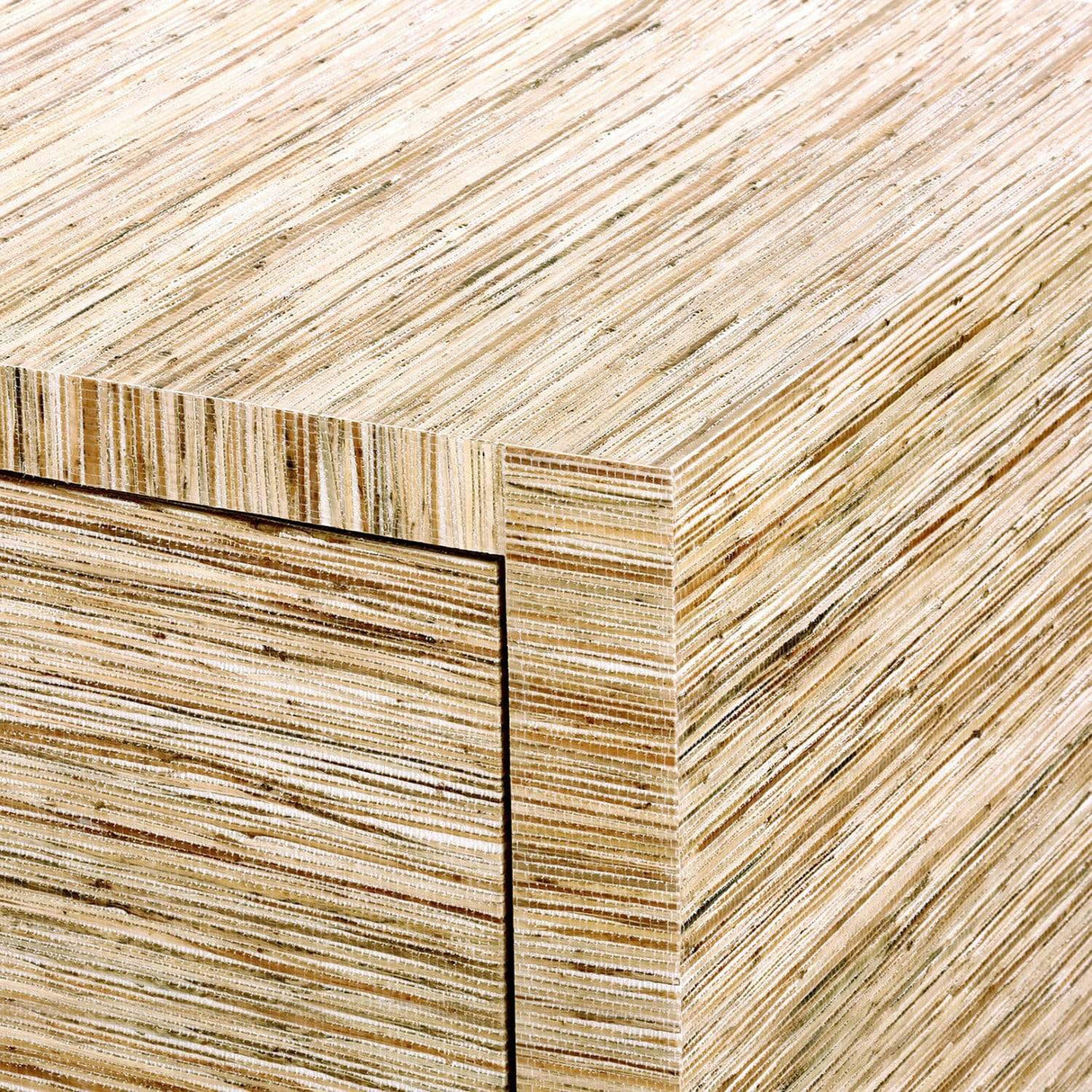 Villa & House Morgan Papyrus 3-Drawer Side Table - Natural Furniture villa-house-MOR-130-614