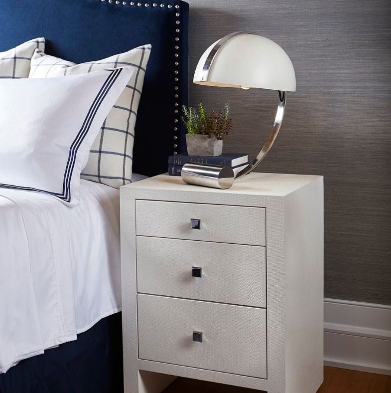 Villa & House Morgan Papyrus 3-Drawer Side Table - Natural Furniture villa-house-MOR-130-614