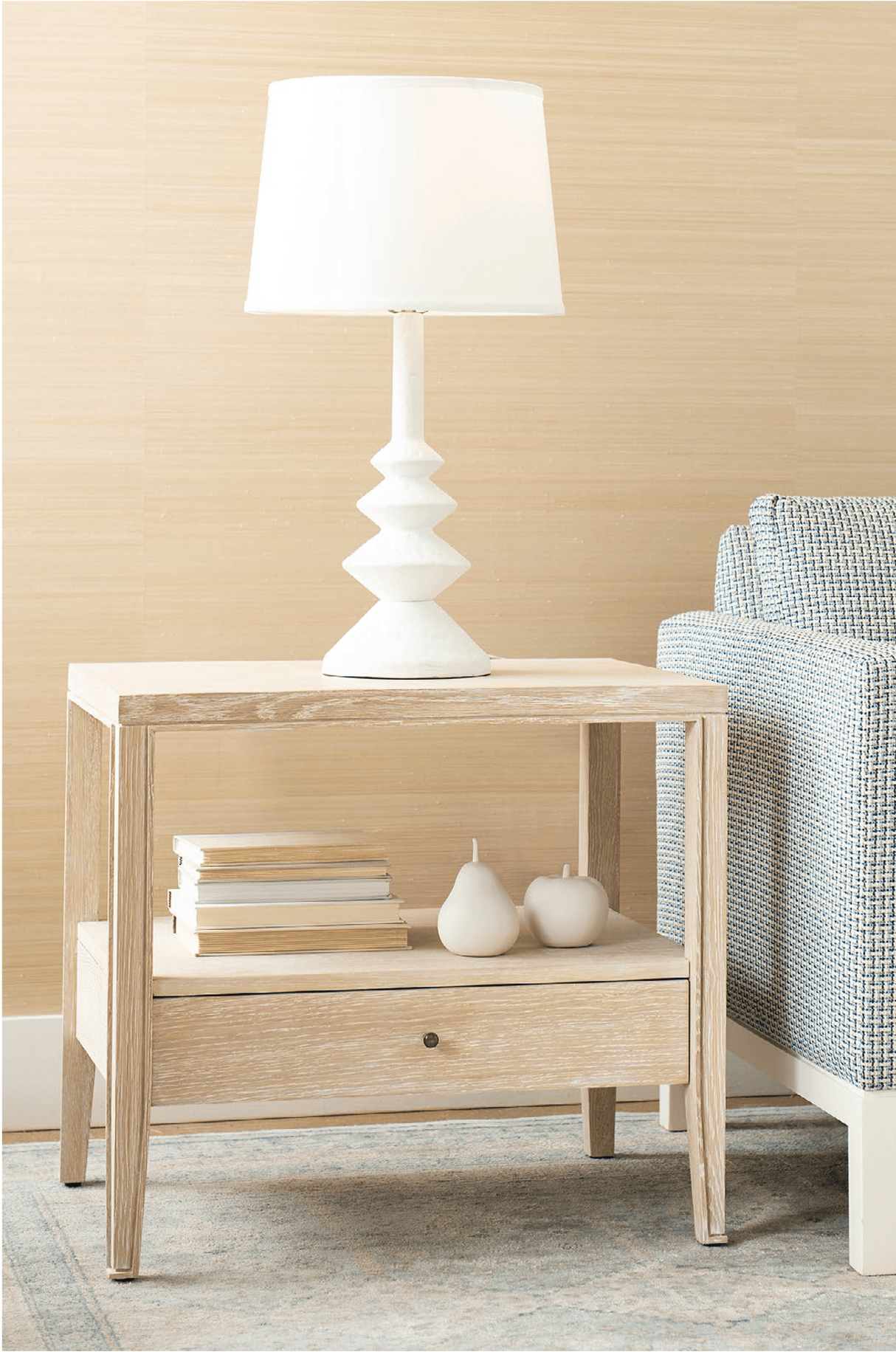 Villa & House Paola 1-Drawer Side Table Furniture villa-house-PAO-110-99