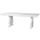 Villa & House Porto Dining Table in White Furniture Bungalow-POR-375-09-TB