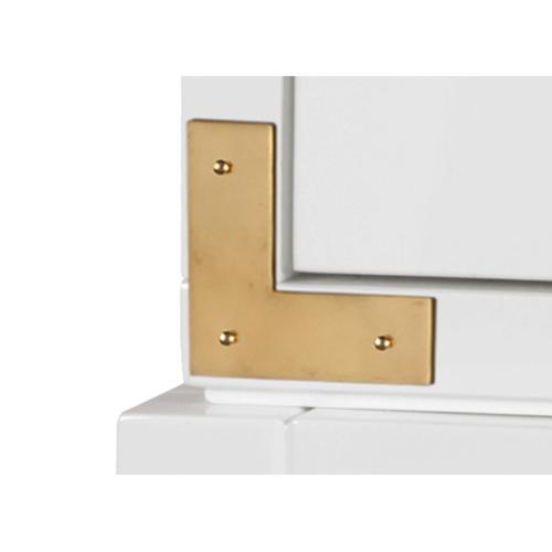 Villa & House Tansu 2 Drawer Side Table-White Furniture villa-house-TSU-120-39