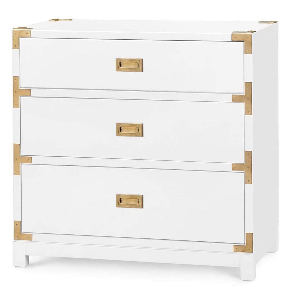 Villa & House Victoria 3-Drawer Side Table Furniture villa-house-VIC-130-39