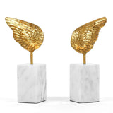 Villa & House Wings Statue - Gold Decor villa-house-WNG-700-808