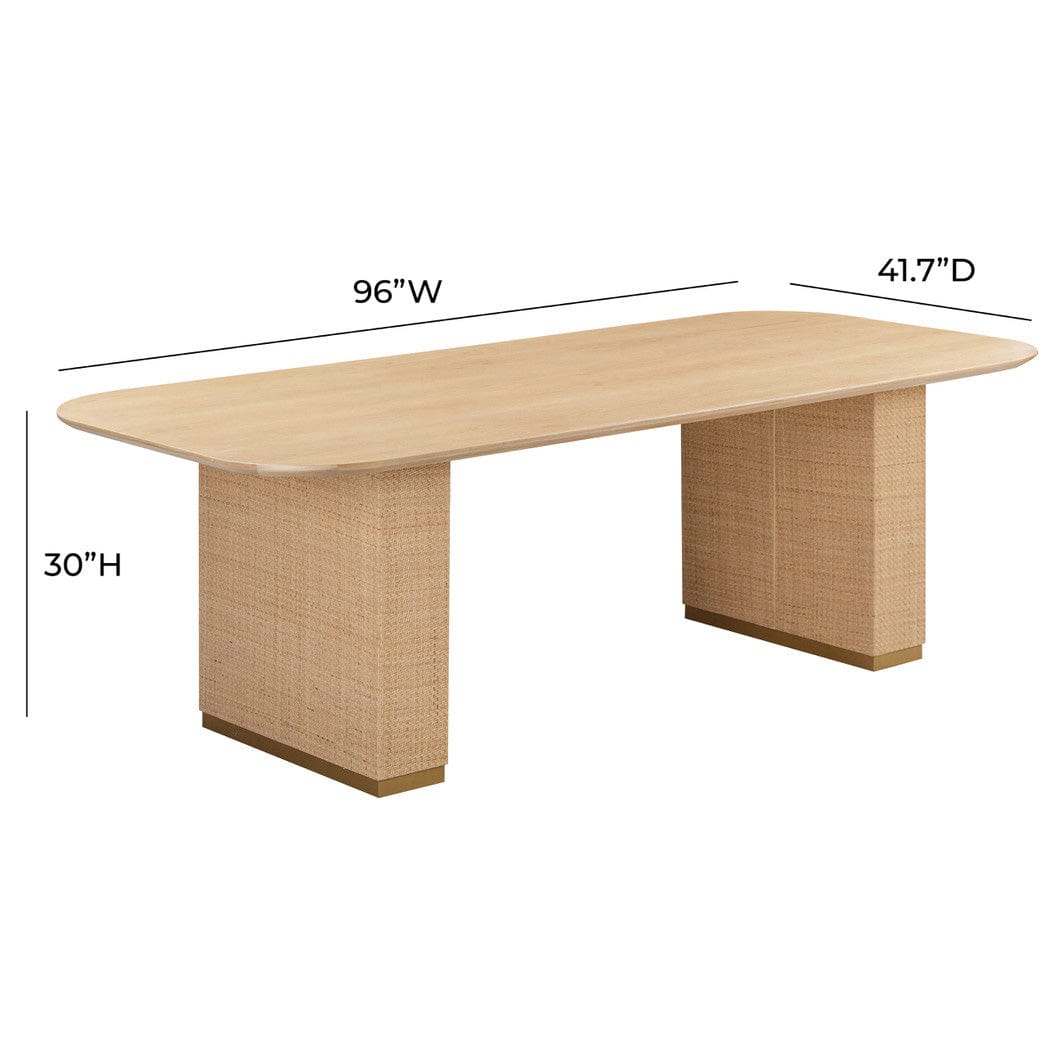 Candelabra Home Akiba 96" Rectangular Dining Table dining Tables TOV-D54220