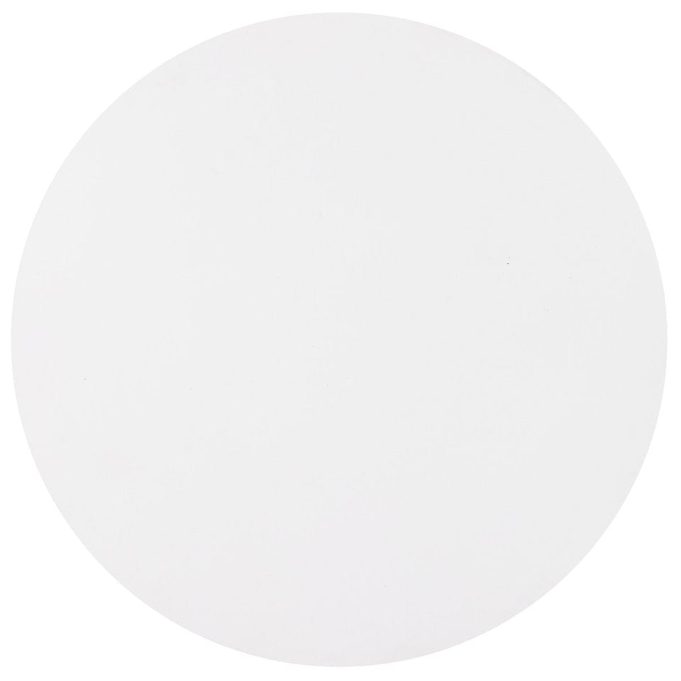 Candelabra Home Aloe White Concrete Outdoor Side Table Outdoor Furniture TOV-OC44184