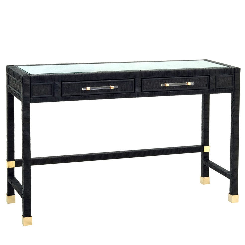 Candelabra Home Amara Rattan Desk Furniture