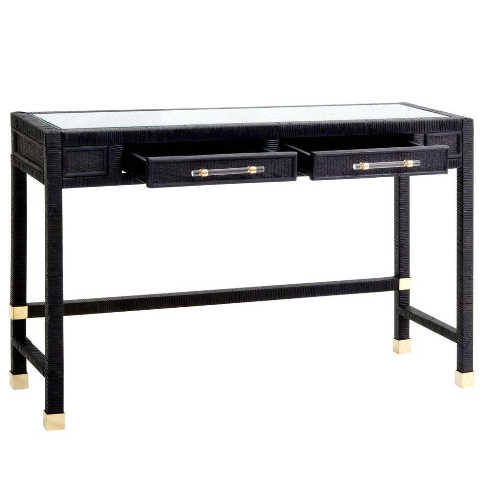 Candelabra Home Amara Rattan Desk Furniture