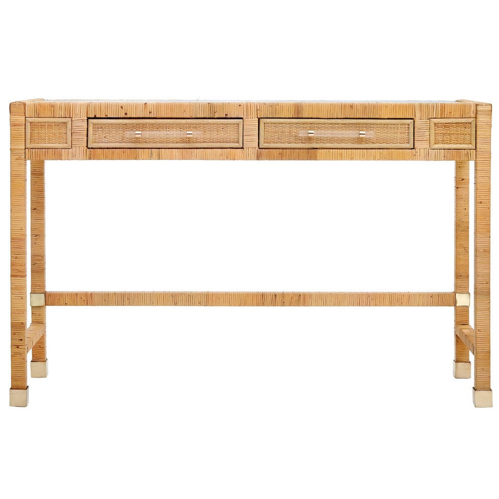 Candelabra Home Amara Rattan Desk Furniture TOV-H21010