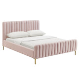 Candelabra Home Angela Bed - Blush Furniture TOV-B6372
