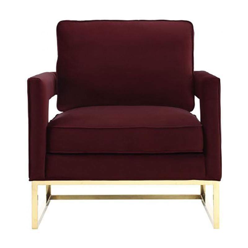 Candelabra Home Avery Velvet Chair Furniture