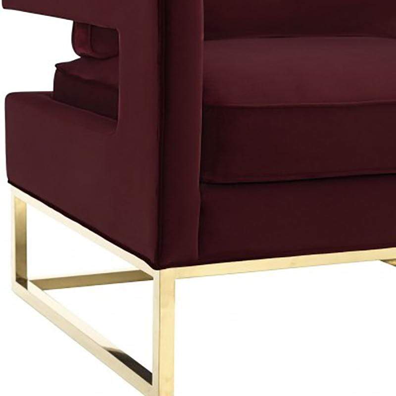 Candelabra Home Avery Velvet Chair Furniture