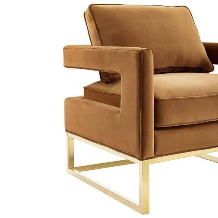 Candelabra Home Avery Velvet Chair Furniture