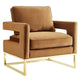 Candelabra Home Avery Velvet Chair Furniture TOV-A128 00641676979315