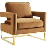 Candelabra Home Avery Velvet Chair Furniture TOV-A128 00641676979315