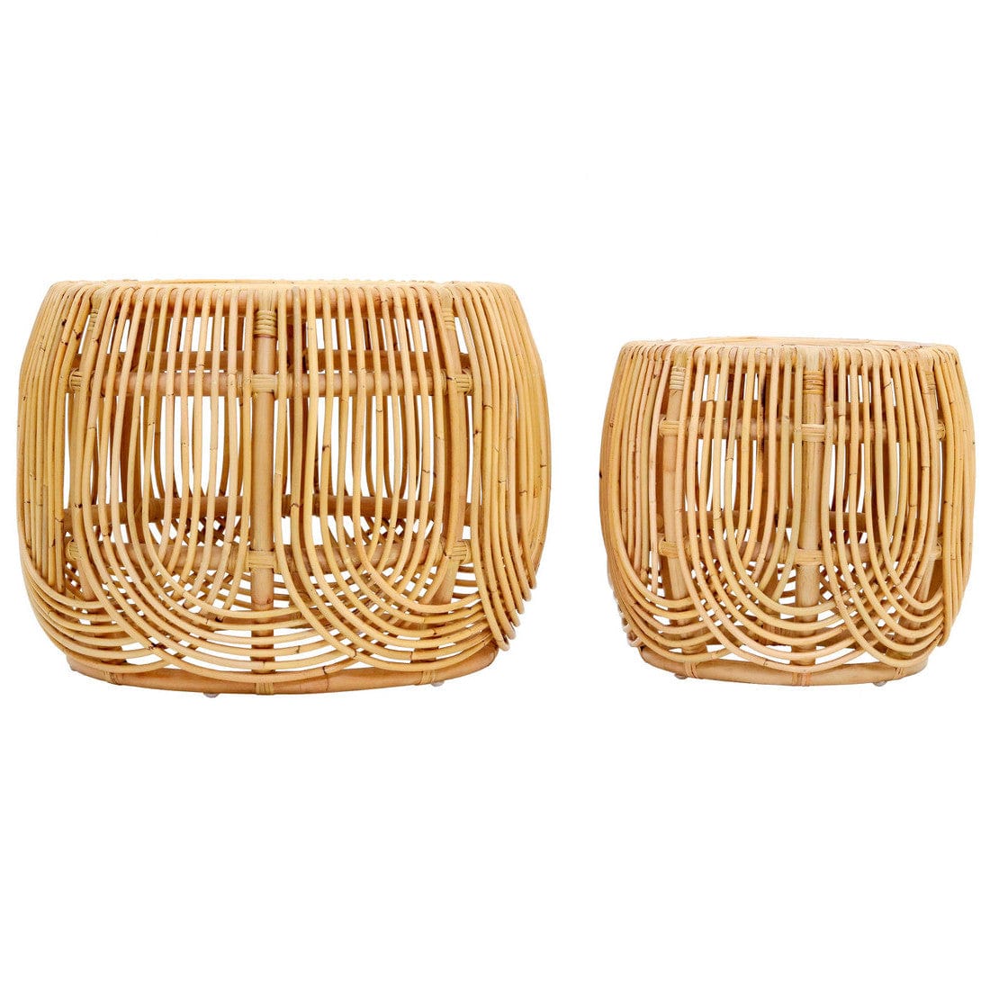 Candelabra Home Azrina Rattan Nesting Tables Furniture