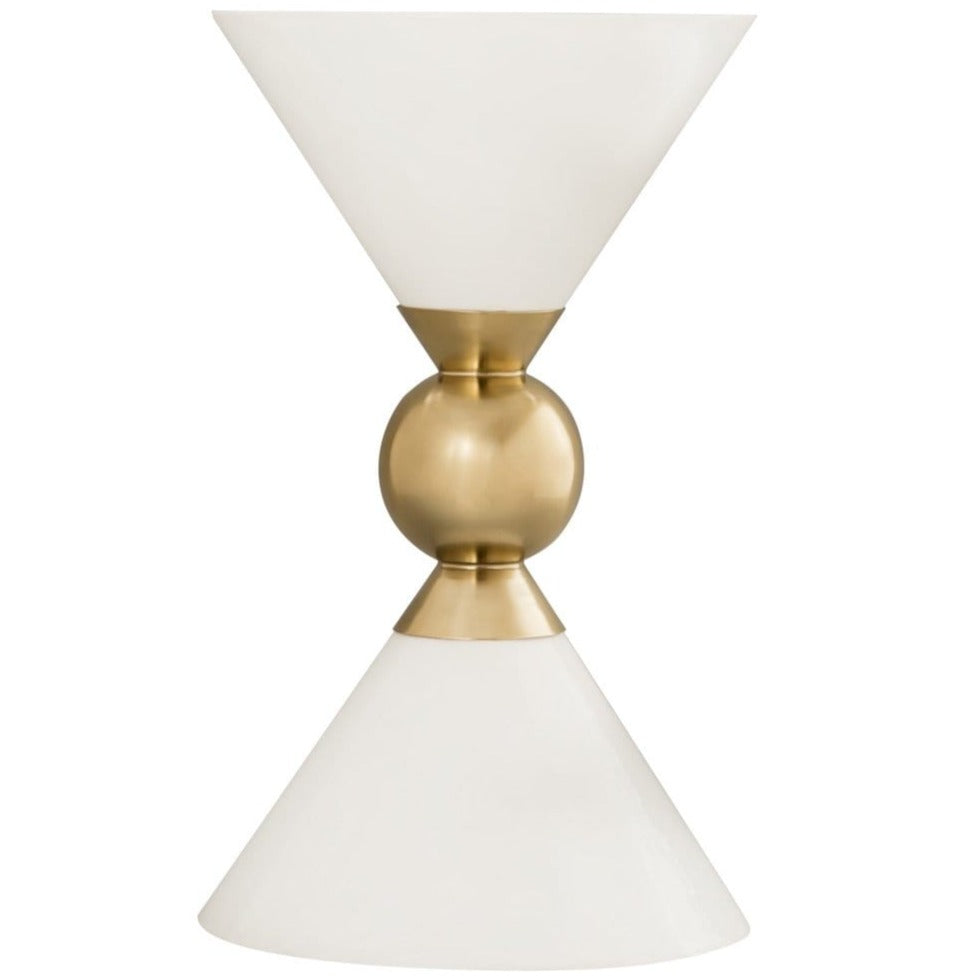 Candelabra Home Balhi Side Table - White Furniture TOV-OC18273