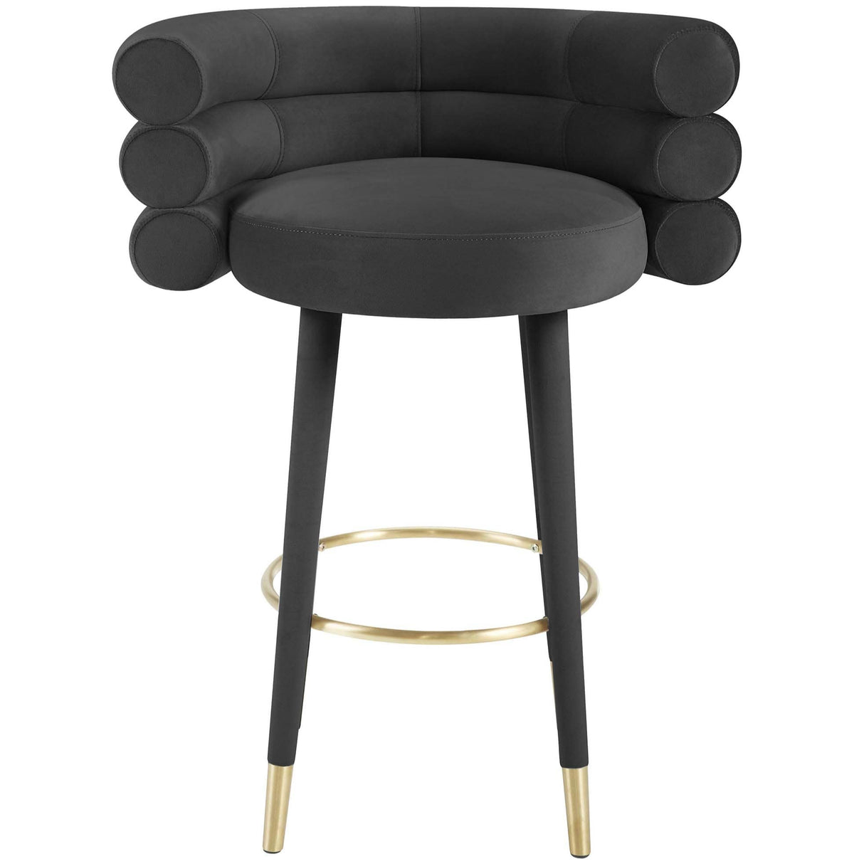 Candelabra Home Betty Velvet Bar & Counter Stool Furniture TOV-D68226