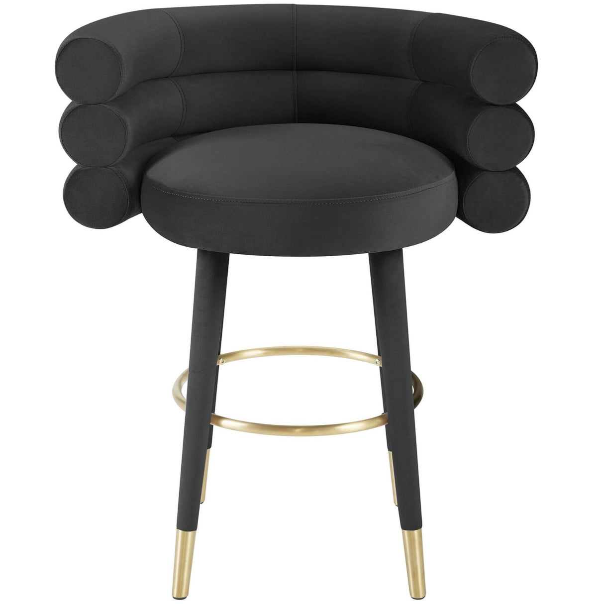 Candelabra Home Betty Velvet Bar & Counter Stool Furniture TOV-D68227