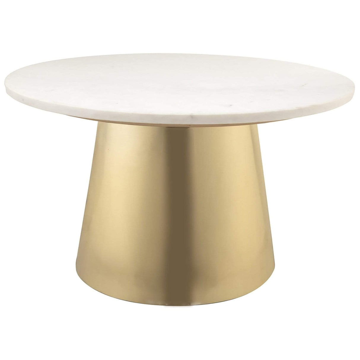 Candelabra Home Bleeker Marble Cocktail and Side Table Furniture