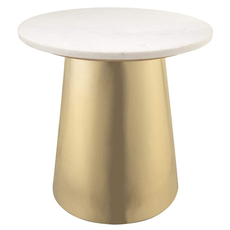 Candelabra Home Bleeker Marble Cocktail and Side Table Furniture