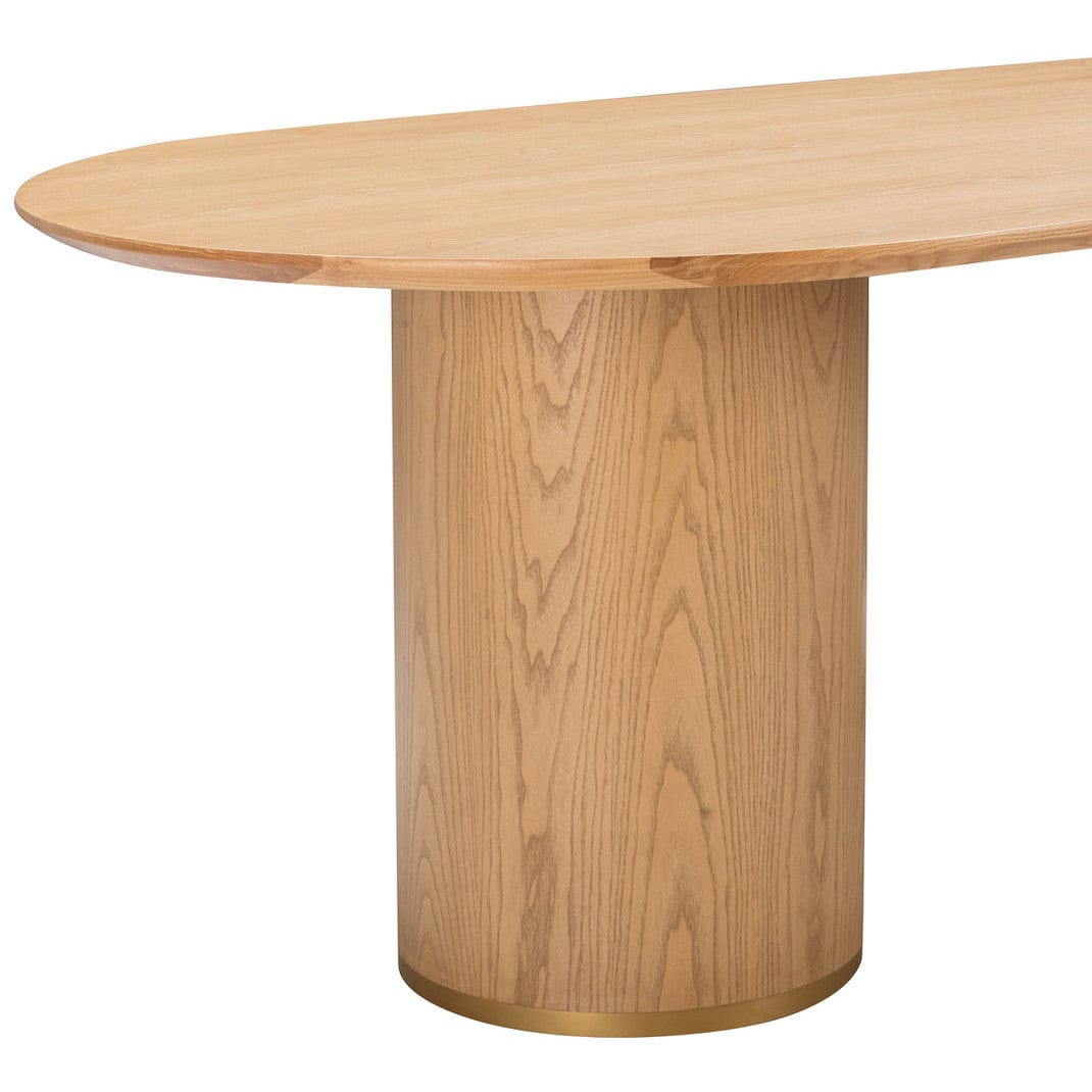 Candelabra Home Brandy Oval Dining Table Furniture TOV-D54218