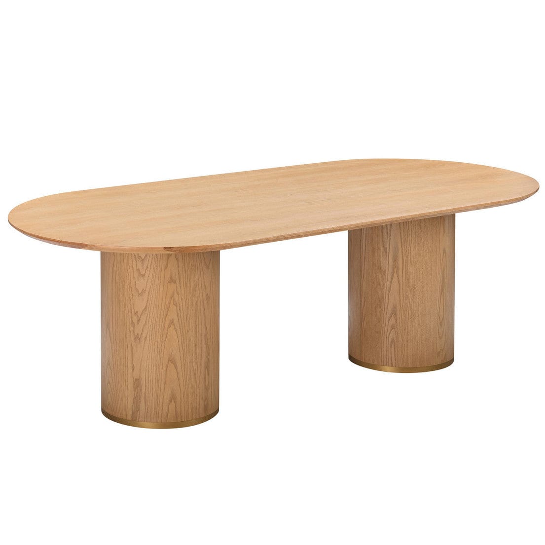 Candelabra Home Brandy Oval Dining Table Furniture TOV-D54218