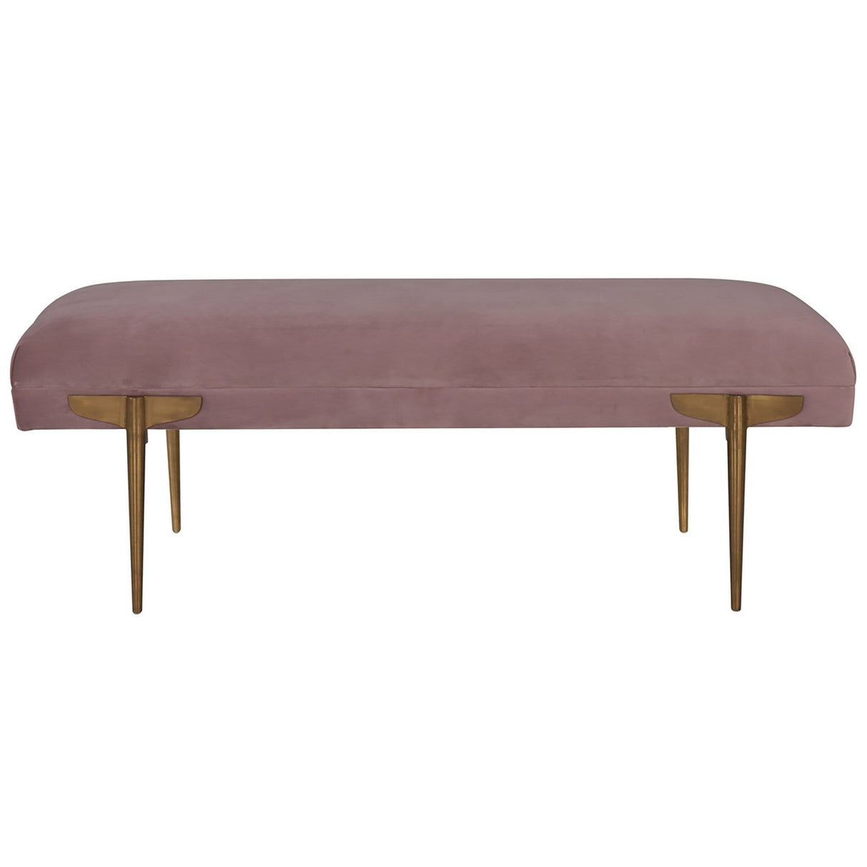 Candelabra Home Brno Velvet Bench Furniture