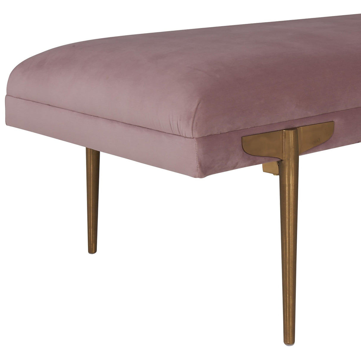 Candelabra Home Brno Velvet Bench Furniture