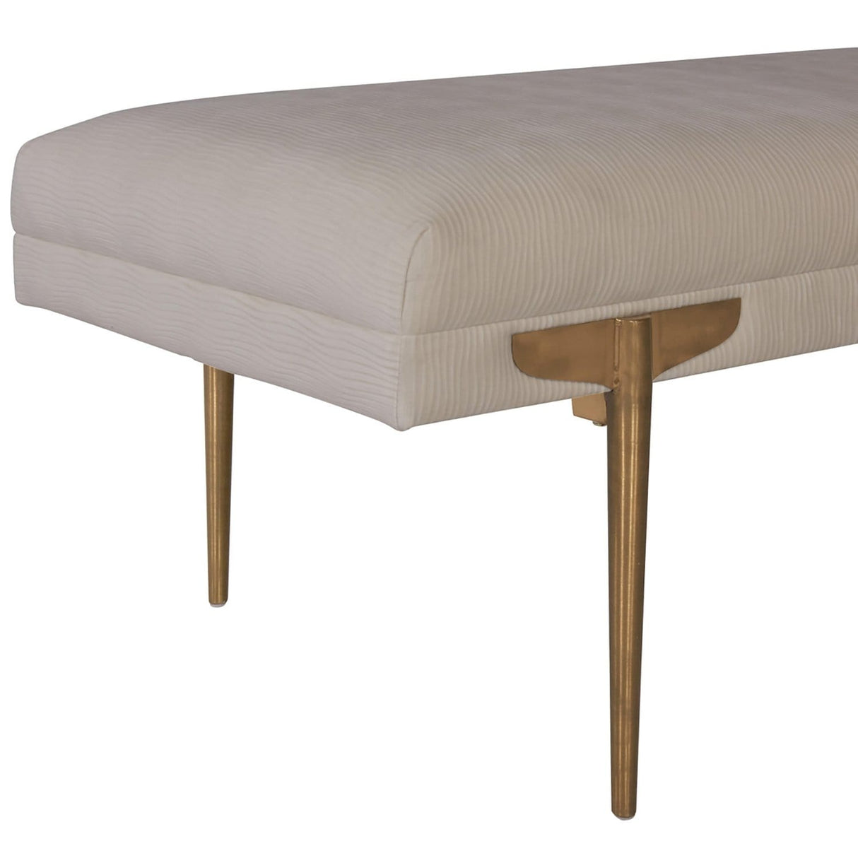Candelabra Home Brno Velvet Bench Furniture
