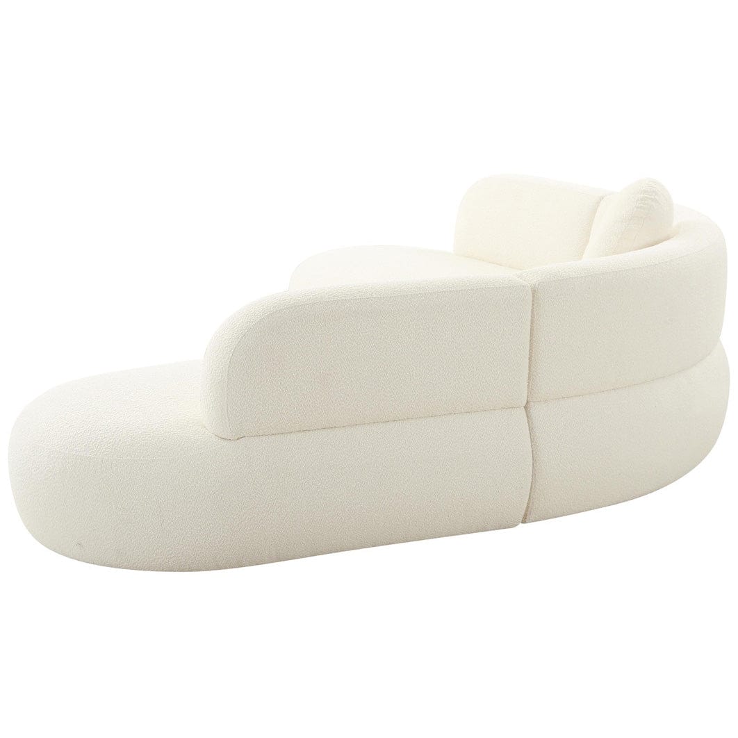 Candelabra Home Broohah Boucle Sectional Sofas
