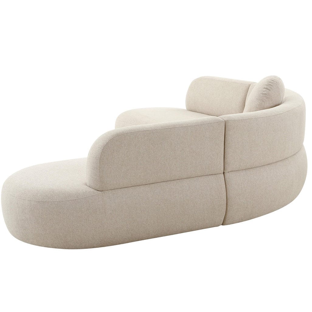 Candelabra Home Broohah Boucle Sectional Sofas
