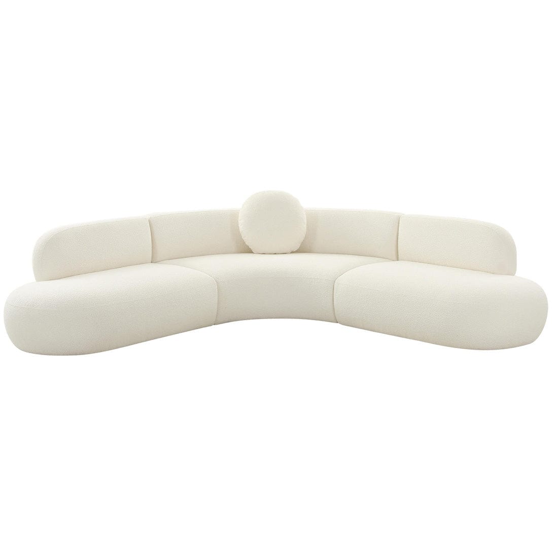 Candelabra Home Broohah Boucle Sectional Sofas TOV-L68655-SEC