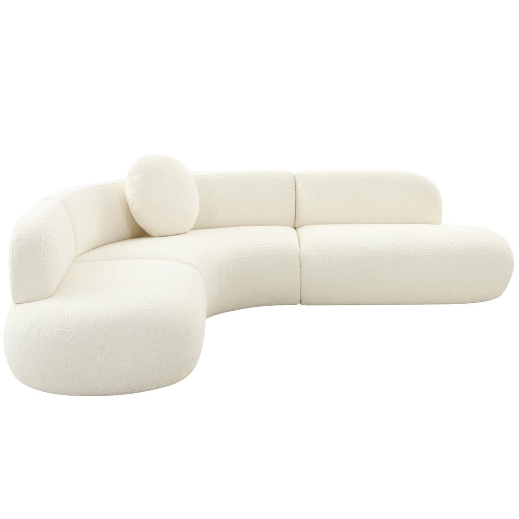 Candelabra Home Broohah Boucle Sectional Sofas TOV-L68655-SEC