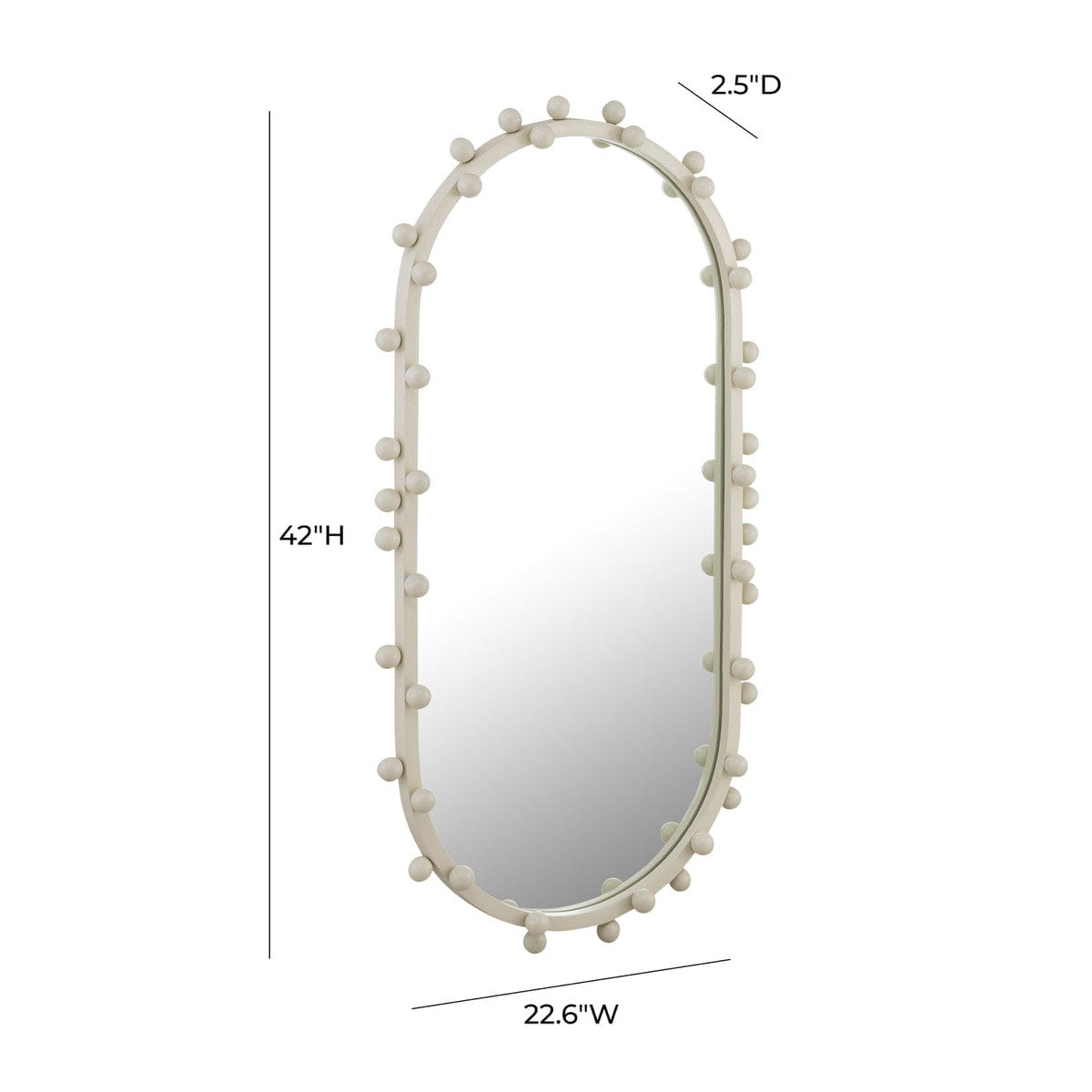 Candelabra Home Bubbles Oval Mirror Mirrors