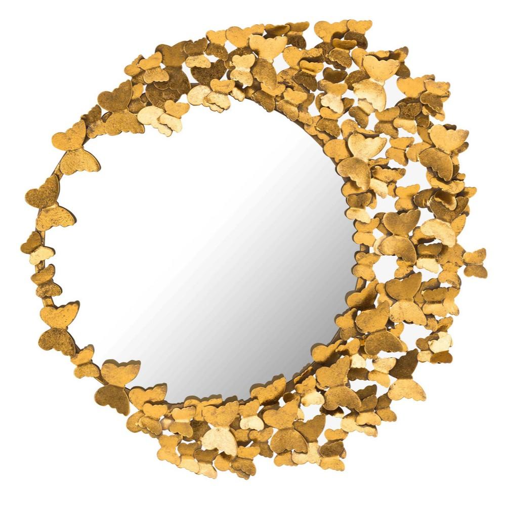 Candelabra Home Butterfly Gold Mirror Mirrors TOV-C18298