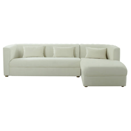 Candelabra Home Callie Velvet Sectional Furniture TOV-L44156-L44158