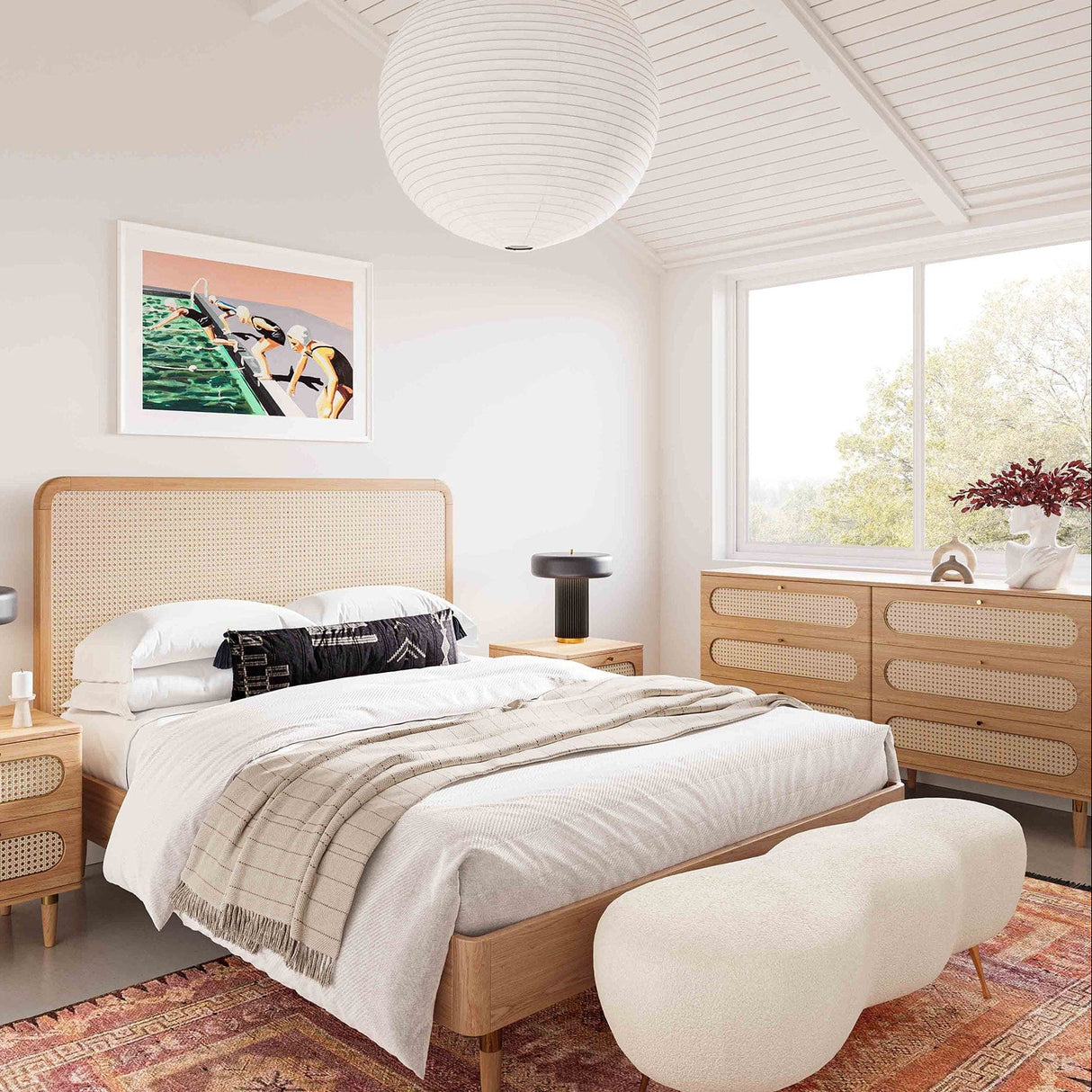 Candelabra Home Carmen Cane Bed Furniture