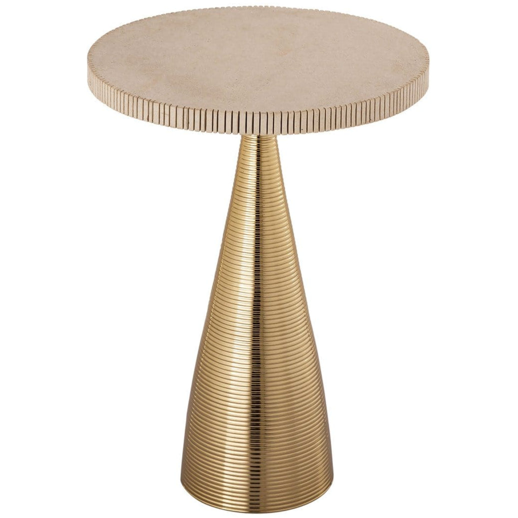 Candelabra Home Celeste Ribbed Side Table Furniture TOV-OC18353