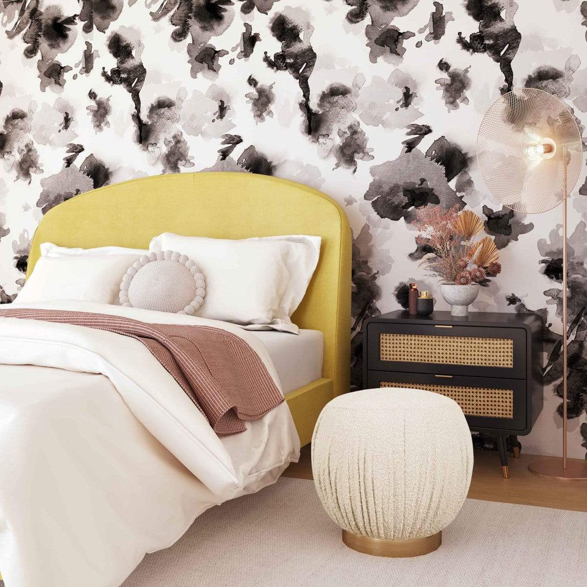 Candelabra Home Christine Nightstand Furniture TOV-B44063