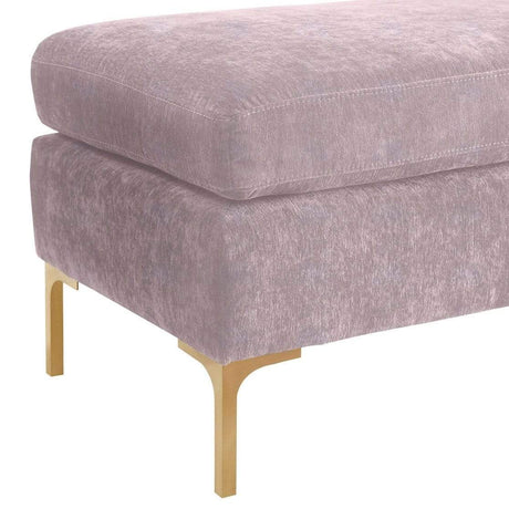 Candelabra Home Delilah Velvet Bench Furniture