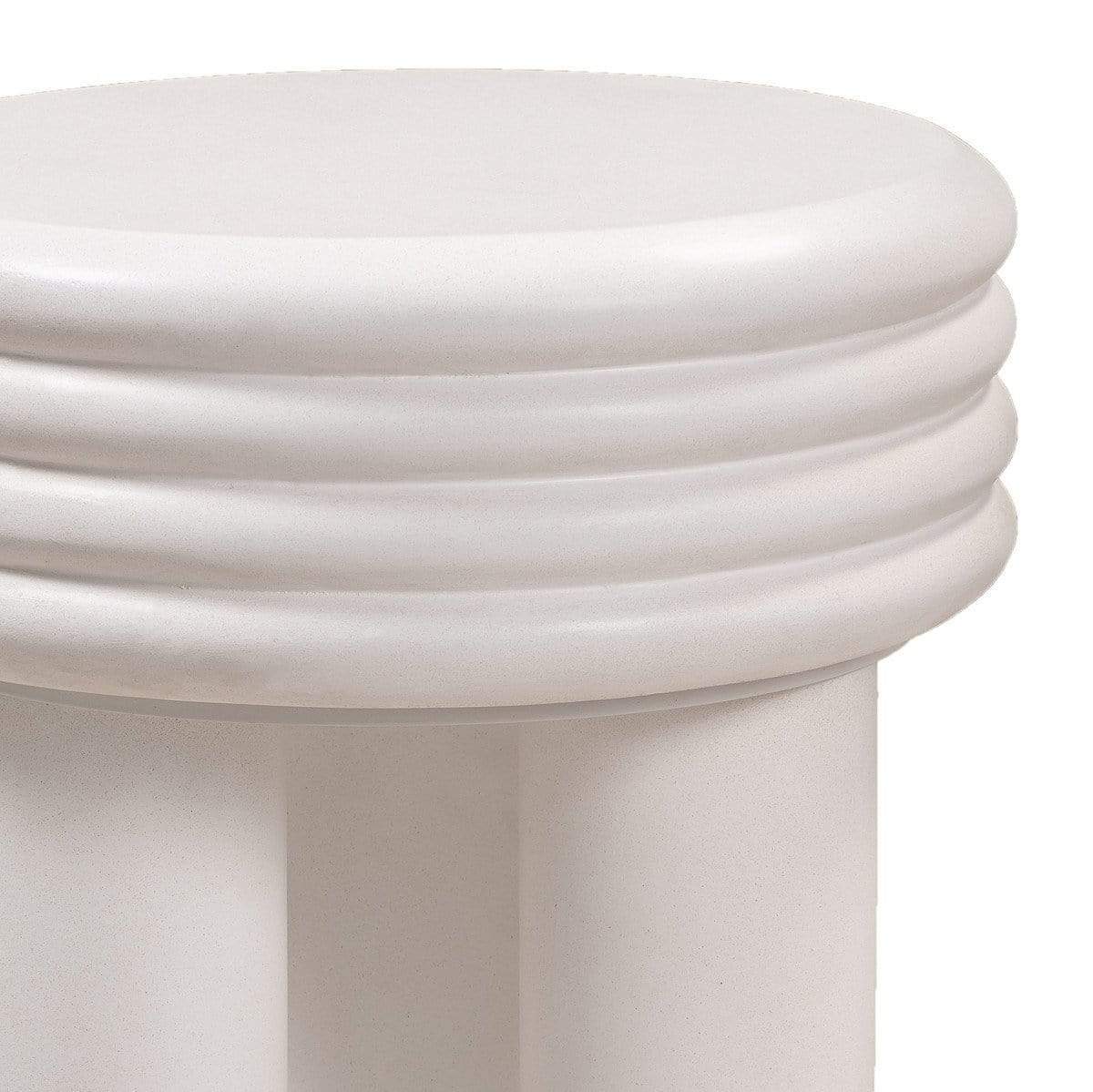 Candelabra Home Delta Indoor/Outdoor Concrete Side Table Furniture TOV-O44065