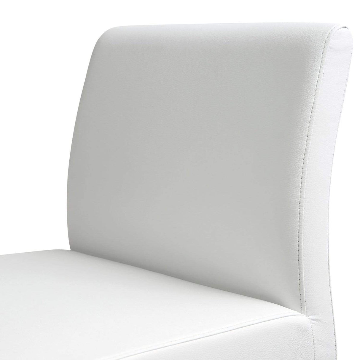 Candelabra Home Denmark White Steel Bar and Counter Stool - Set of 2 Furniture